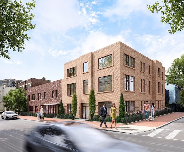 Exterior view of The Residences on 4th